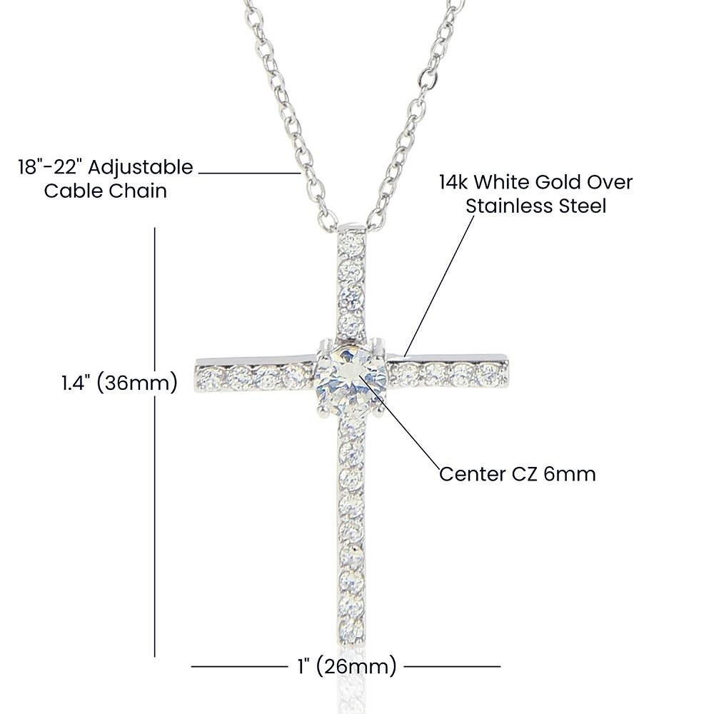 CZ Cross Necklace