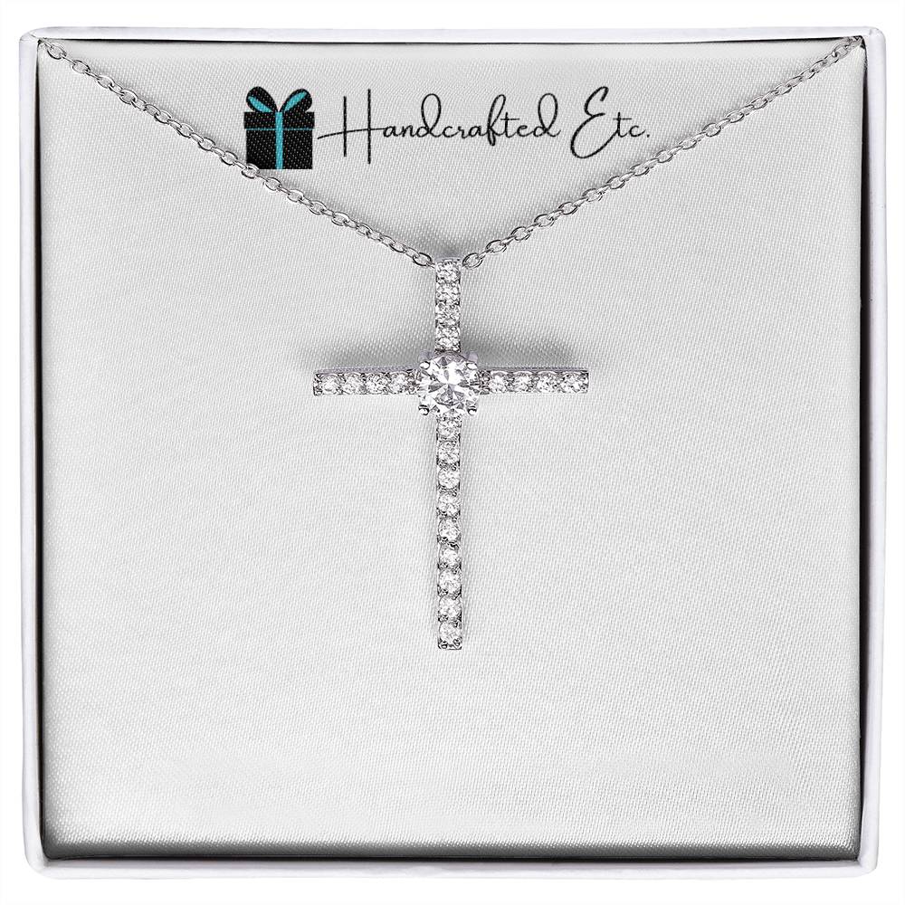 CZ Cross Necklace