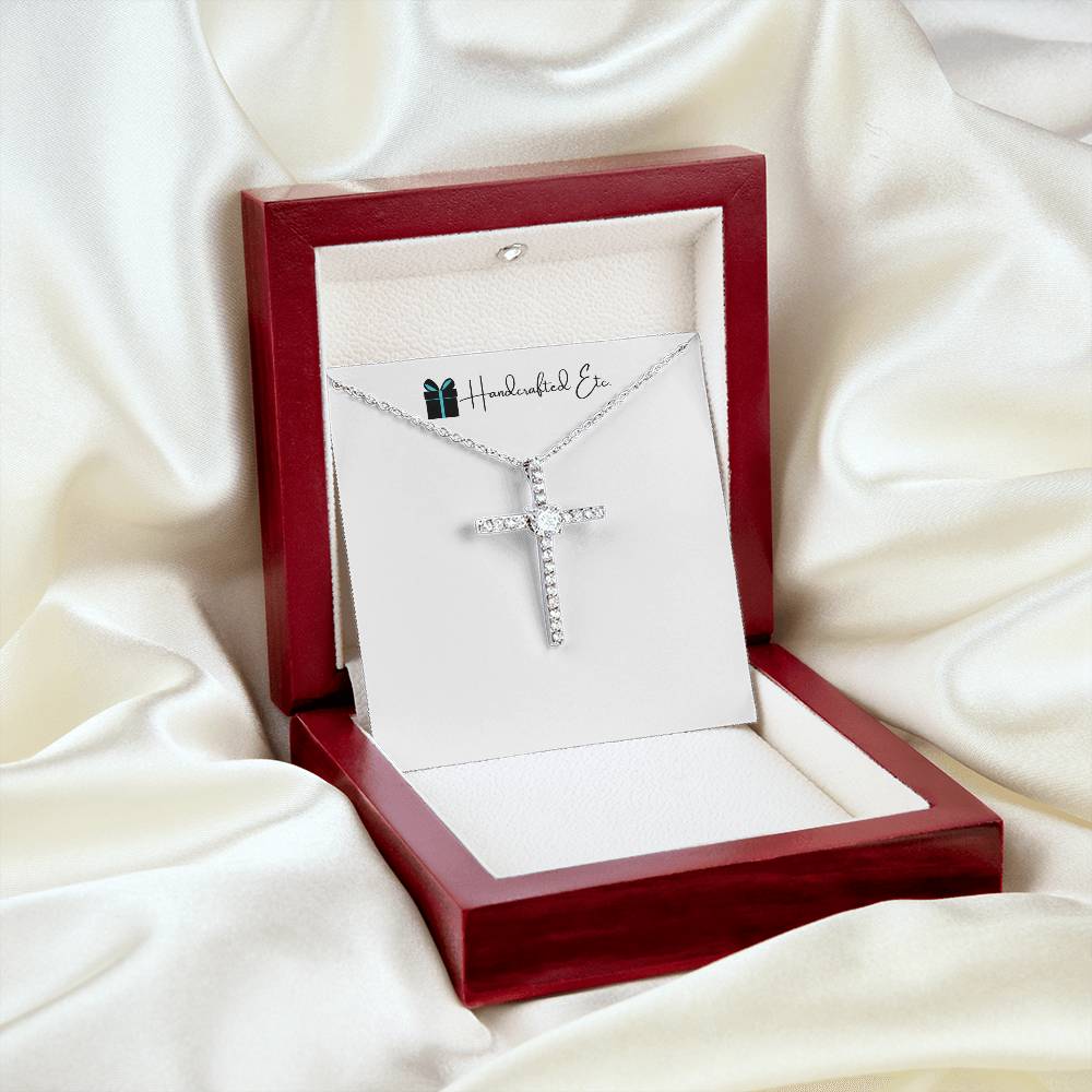 CZ Cross Necklace