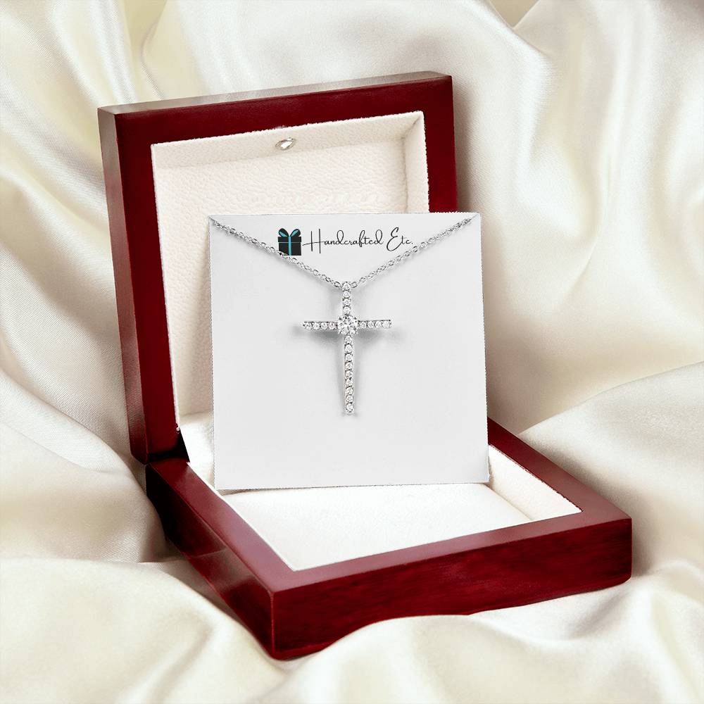 CZ Cross Necklace