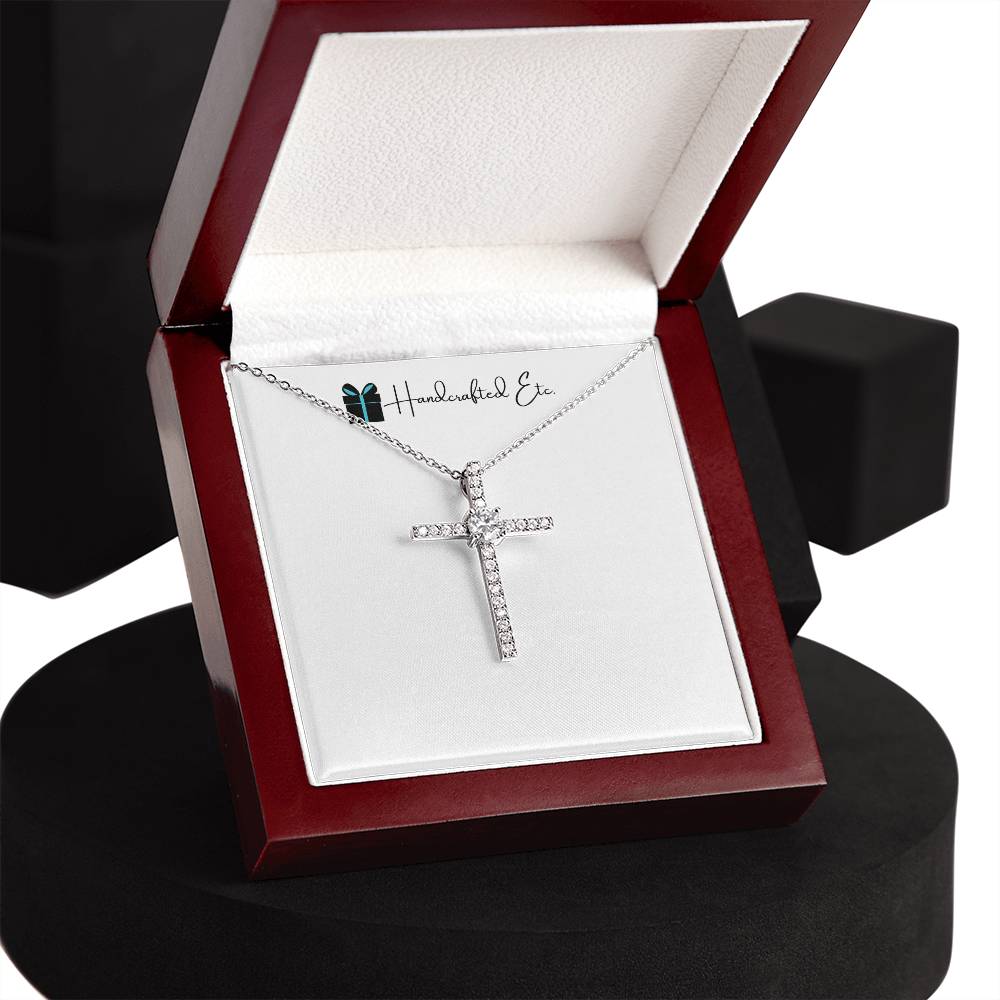 CZ Cross Necklace