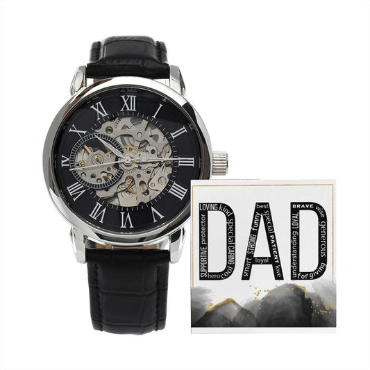 Dad - Adjectives - Openwork Watch