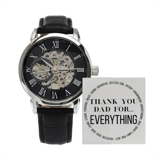 Dad - Thank You For Everything - Openwork Watch