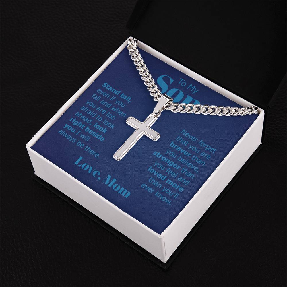 Son - Stand Tall - Cuban Link Cross