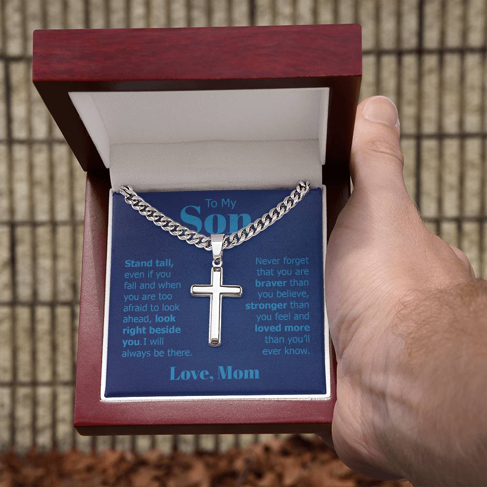 Son - Stand Tall - Cuban Link Cross