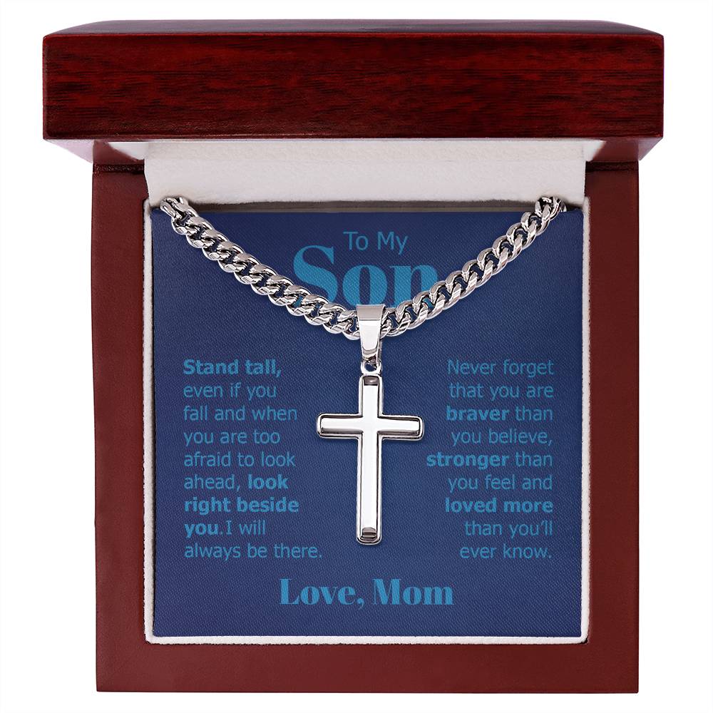 Son - Stand Tall - Cuban Link Cross