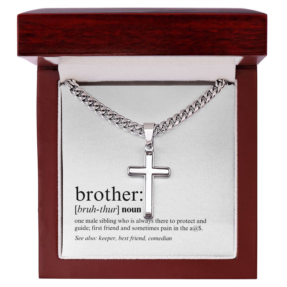 Brother - Definition - Cross Cuban Link-CE