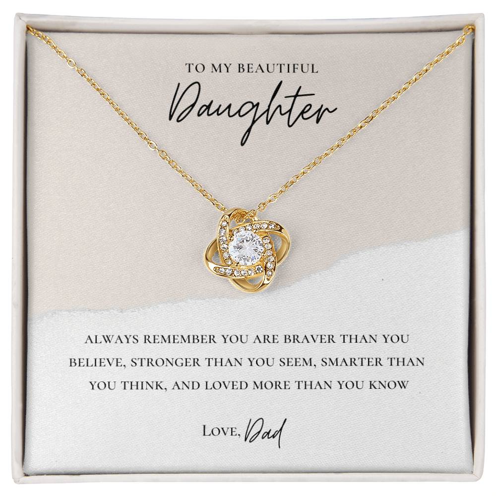 Daughter - Always Remember - Love Knot