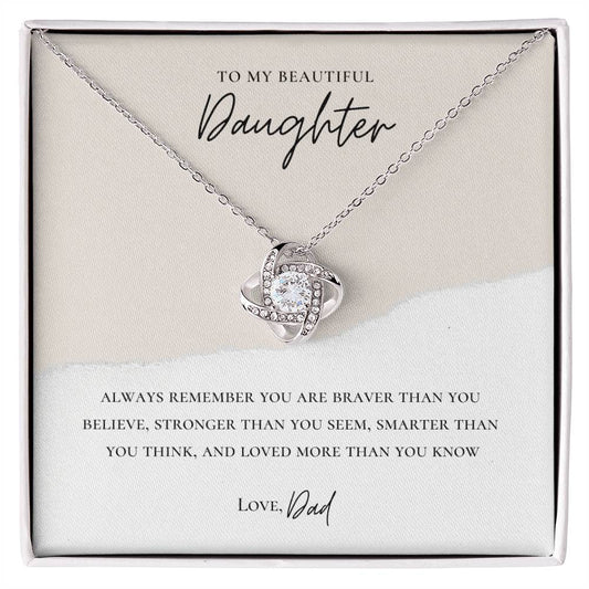 Daughter - Always Remember - Love Knot