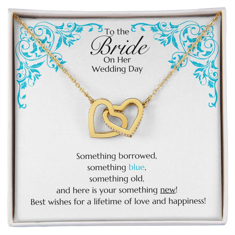 Bride - Something Borrowed, Something Blue - Interlocking Hearts