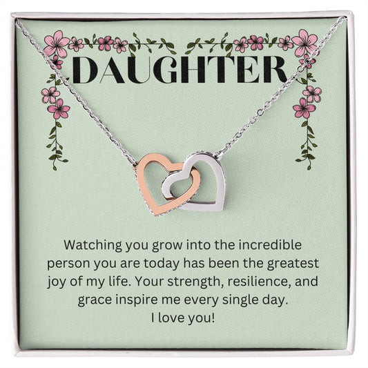 Daughter - Incredible Person - Interlocking Hearts