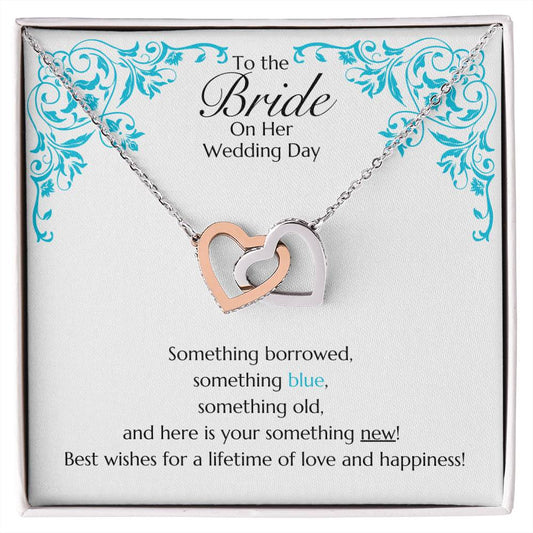 Bride - Something Borrowed, Something Blue - Interlocking Hearts