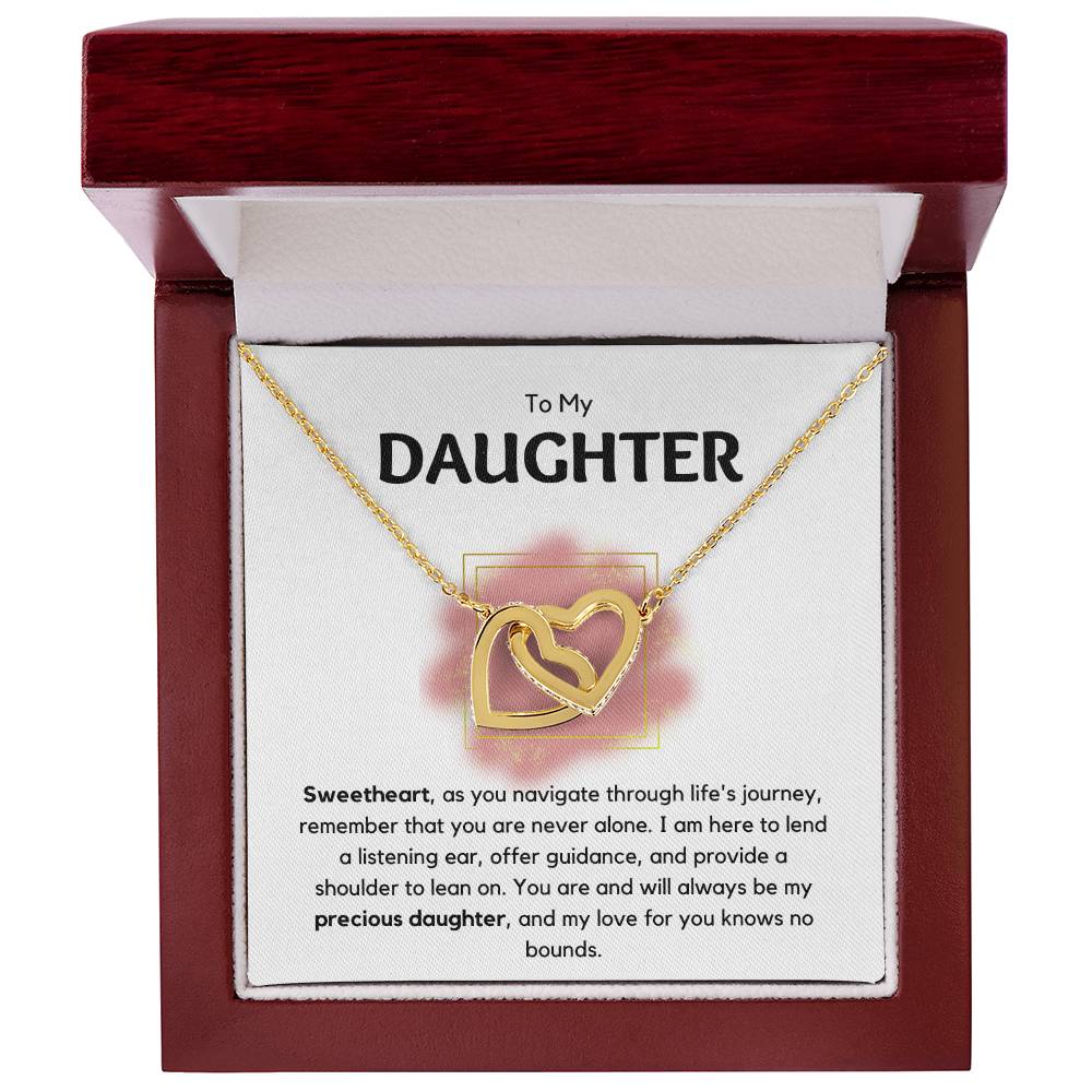 Daughter - As You Navigate Through Life - Interlocking Hearts