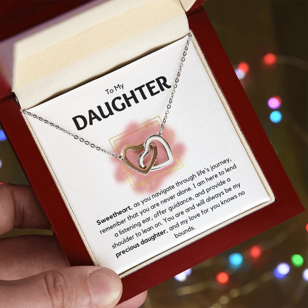 Daughter - As You Navigate Through Life - Interlocking Hearts