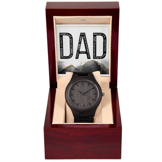 Dad - Adjectives - Sandalwood Watch