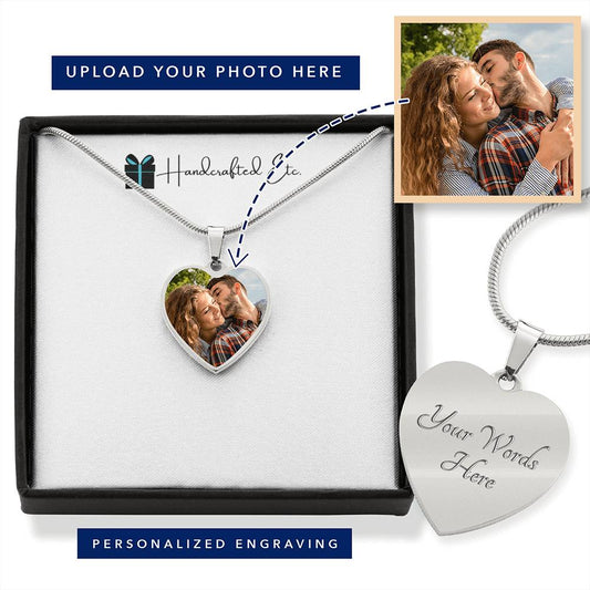 Keepsake - Personalized Heart Photo Necklace